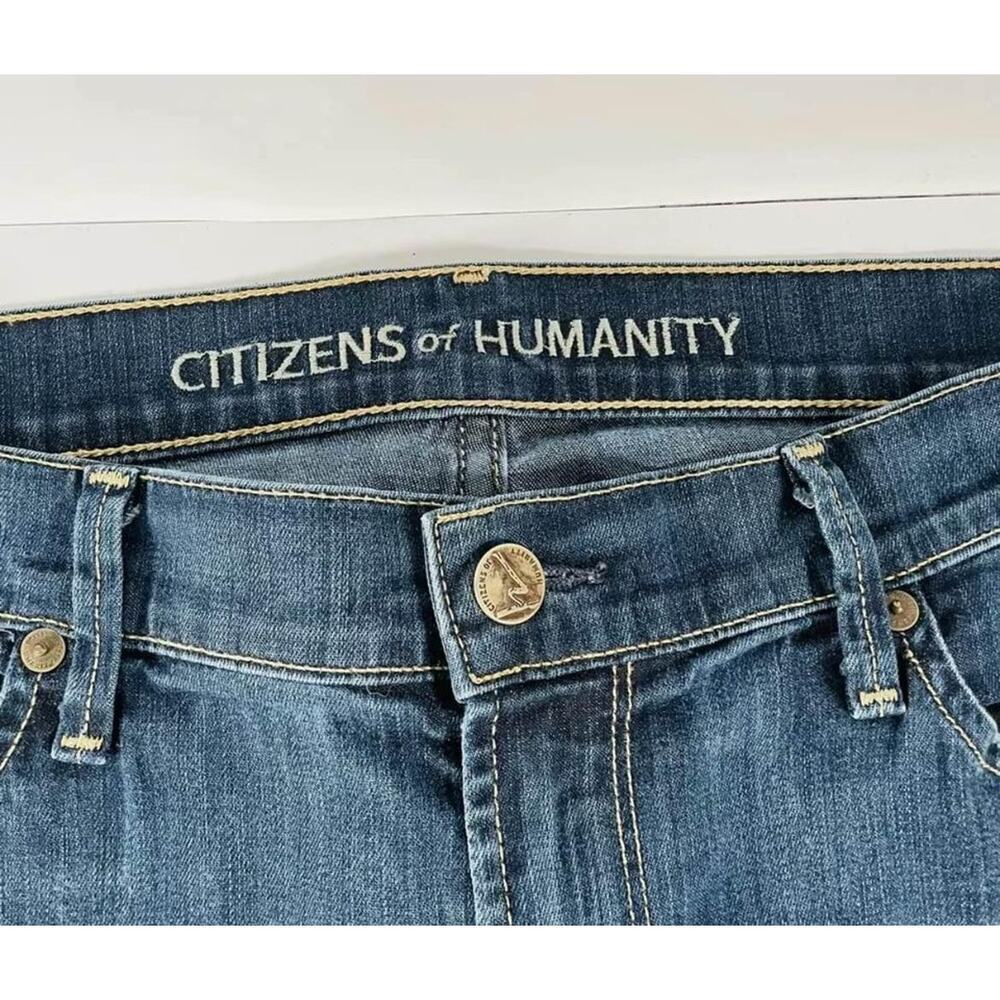 Citizens Of Humanity Ava Low Rise Straight Leg Jeans Size 32 1278-243 - Picture 2 of 7